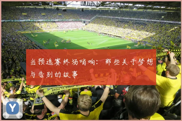 当预选赛终场哨响：那些关于梦想与告别的故事