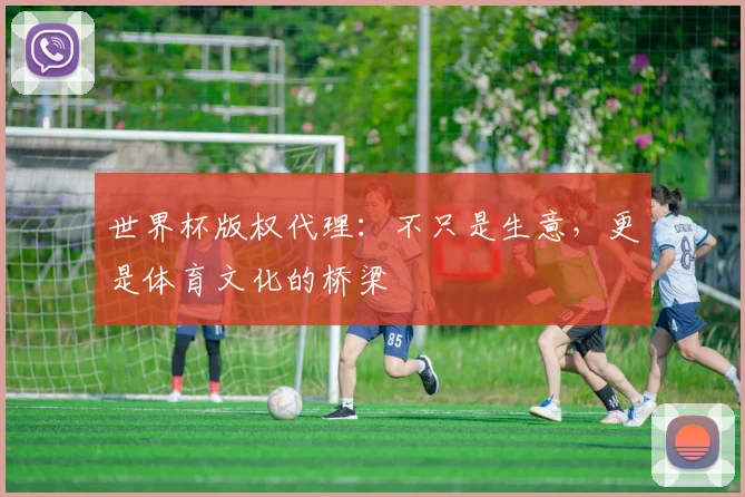 世界杯版权代理:不只是生意,更是体育文化的桥梁